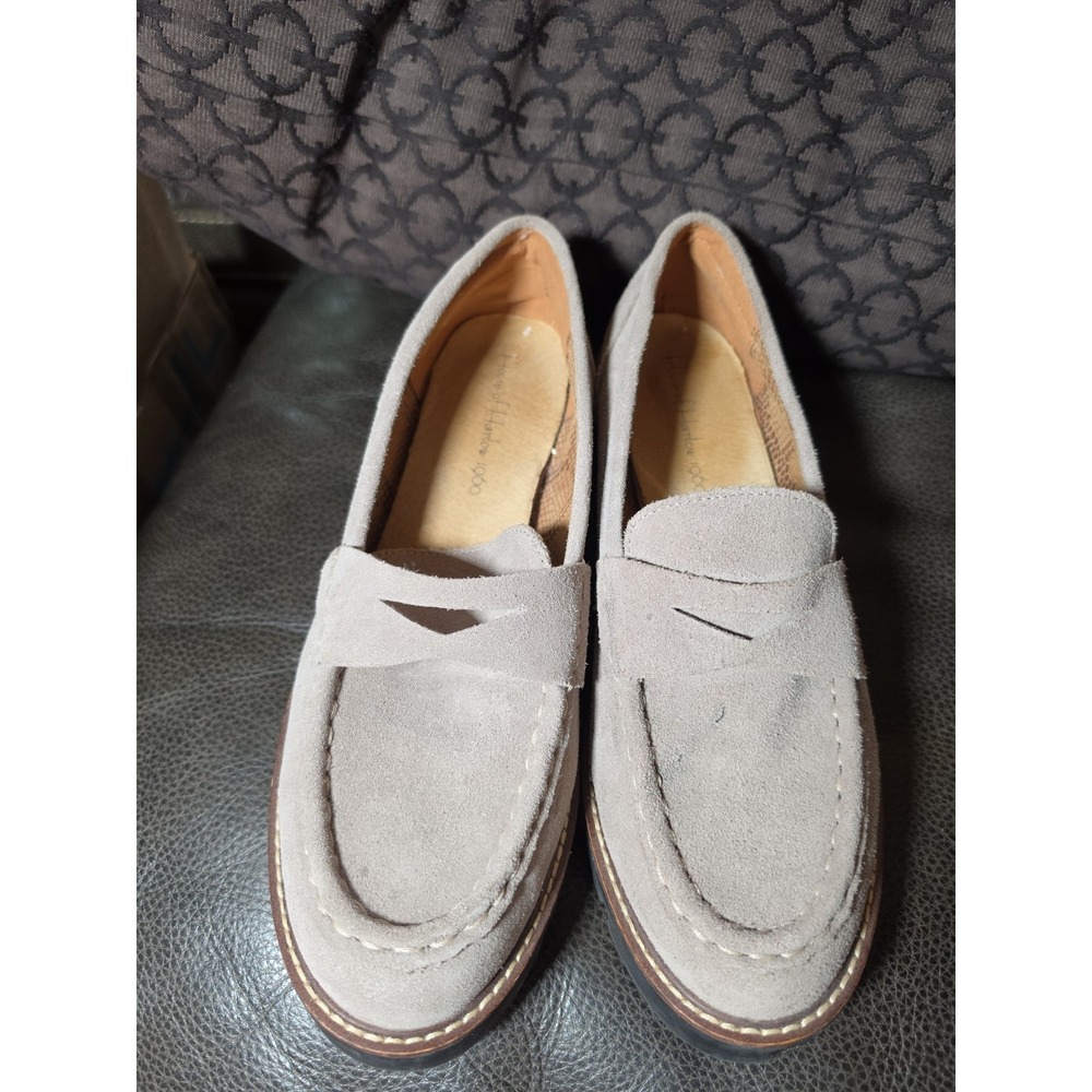 House of Harlow 1960‎ Gunner Suede Lug Sole Loafers  9.5 US Brand New